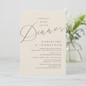 Invitation Dîner de conte de fées Mariage romantique (Debout devant)