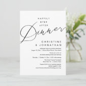 Invitation Dîner de conte de fées Mariage romantique (Debout devant)