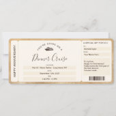 Invitation Dîner de croisière avec pass Coupon surprise (Devant)