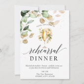 Invitation Dîner de dégustation de vin Eucalyptus Green (Devant)