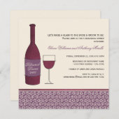 Invitation Dîner de dégustation de vin rouge de Bourgogne Mar (Devant / Derrière)