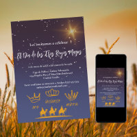 Dîner de fête de la fête des Rois Mages espagnols