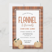 Invitation Dîner de Friendsgiving avec Flannel et ses amis (Devant)