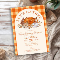Dîner de Friendsgiving dinde rustique de Thanksgiv