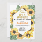 Invitation Dîner de la fête de la retraite du tournesol (Devant)