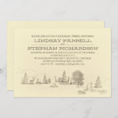 Invitation Dîner de la répétition du camping (Devant / Derrière)