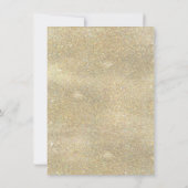 Invitation Dîner de la Royal Navy Blue Blush Floral Gold (Dos)