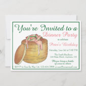 Invitation Dîner de langouste Newburg New York City (Devant)