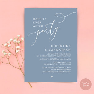 Invitation Dîner de mariage avec danses pour un bonheur étern