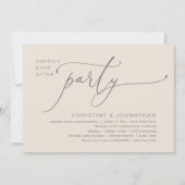 Invitation Dîner de Mariage Dansant Pour un Bonheur Éternel (Devant)