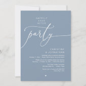Invitation Dîner de Mariage Dansant Pour un Bonheur Éternel (Devant)