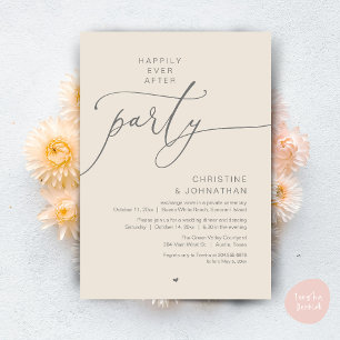 Invitation Dîner de Mariage Dansant Pour un Bonheur Éternel