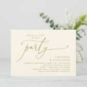 Invitation Dîner de Mariage Dansant Pour un Bonheur Éternel (Debout devant)