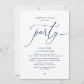 Invitation Dîner de Mariage Dansant pour un Bonheur Éternel (Devant)