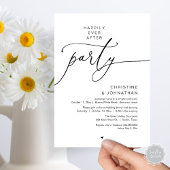Invitation Dîner de Mariage Dansant pour une Fin Heureuse