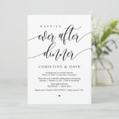 Invitation Dîner de Mariage en Intime Cercle Danse (Debout devant)