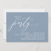 Invitation Dîner de Mariage Intime et Romantique (Devant)
