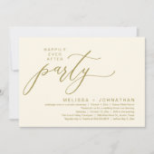 Invitation Dîner de Mariage Intime et Romantique (Devant)