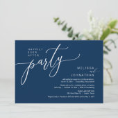 Invitation Dîner de Mariage Intime Happily Ever After (Debout devant)