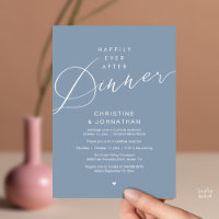 Dîner de mariage romantique moderne et heureux pou