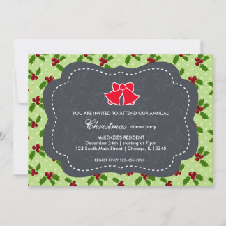 Invitation Dîner de Noël
