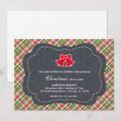 Invitation Dîner de Noël (Devant / Derrière)