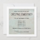Invitation Dîner de Noël (Dos)