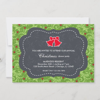 Invitation Dîner de Noël