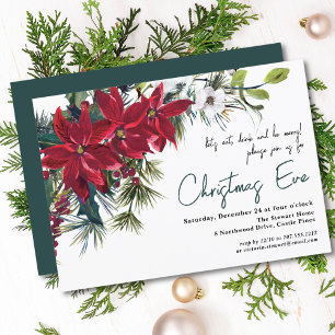 Invitation Dîner de Noël de la veille de Noël en Bourgogne
