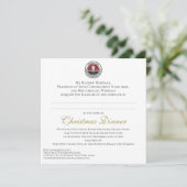 Invitation Dîner de Noël d'entreprise (Debout devant)