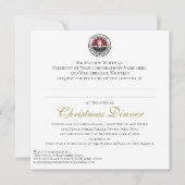 Invitation Dîner de Noël d'entreprise (Devant)