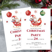 Invitation Dîner de Noël des Fêtes modernes