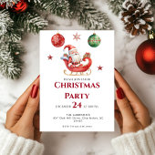 Invitation Dîner de Noël des Fêtes modernes