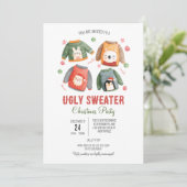 Invitation Dîner de Noël, Dîner de famille (Debout devant)