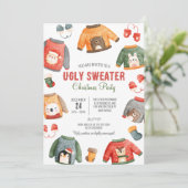 Invitation Dîner de Noël, Dîner de famille (Debout devant)