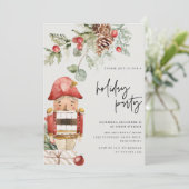 Invitation Dîner de Noël Fête de Noël (Debout devant)