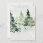 Invitation Dîner de Noël Fête de Noël (Dos)