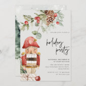 Invitation Dîner de Noël Fête de Noël (Devant / Derrière)