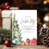 Invitation Dîner de Noël minimaliste Boho Noël