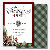 Invitation Dîner de Noël Script