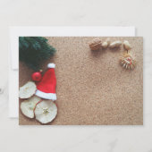 Invitation Dîner de Noël traditionnel (Dos)