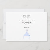 Invitation Dîner de Pâques Église et Arc-en-Ciel (Dos)