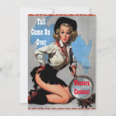 Invitation Dîner de pique-nique de fête occidentale (Devant)