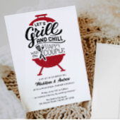 Invitation Dîner de préparation de grillades et de frissons I