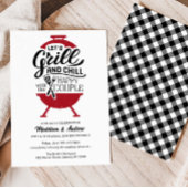 Invitation Dîner de préparation de grillades et de frissons I