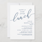 Invitation Dîner de réception de mariage de conte de fées (Devant)