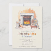 Invitation Dîner de remerciement Friendsgiving (Devant)