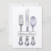 Invitation Dîner de répétition (Devant)