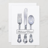 Invitation Dîner de répétition (Devant / Derrière)