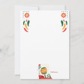 Invitation Dîner de répétition (Dos)